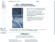 Tablet Screenshot of akadia.com